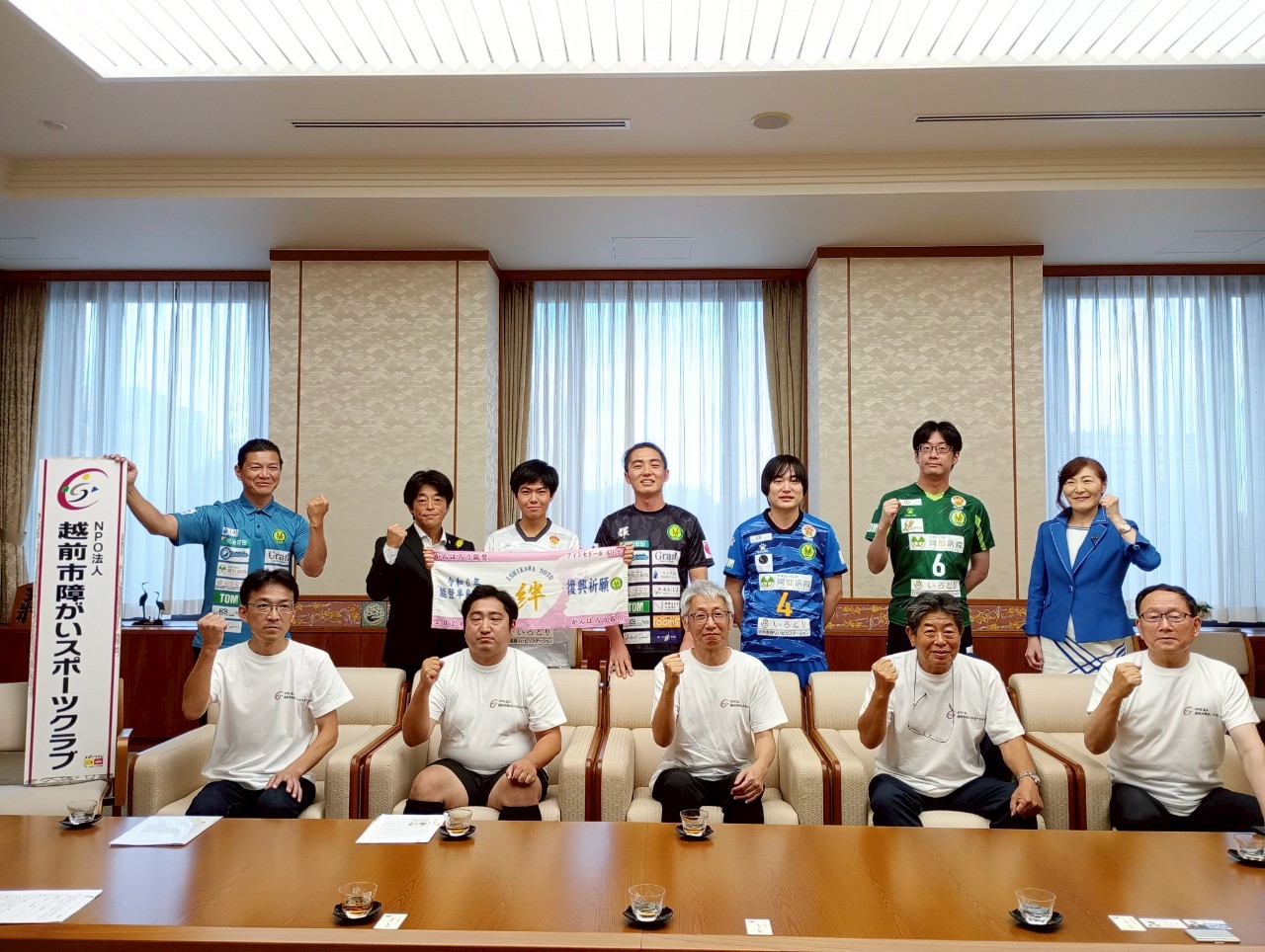 投稿についてもっと詳しく 【ルミナス】越前キッカーズと石川県議会を表敬訪問
